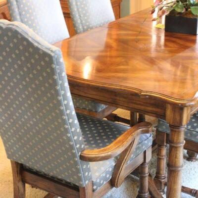 Lot 98 Stunning 8 Chair Dining Set w/ Leafs