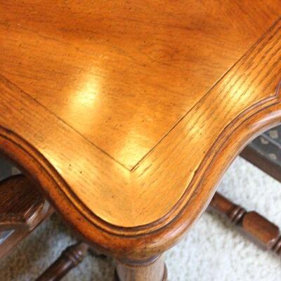 Lot 98 Stunning 8 Chair Dining Set w/ Leafs