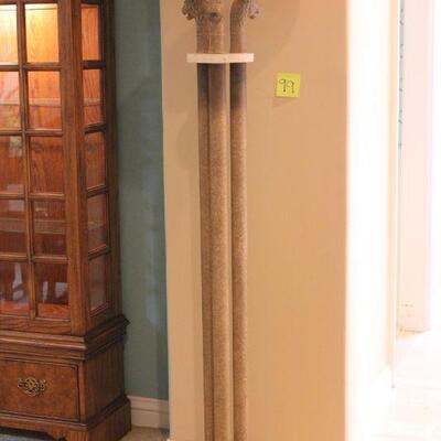 Lot 99 Standing Lion Head Floor Lamp (heavy)