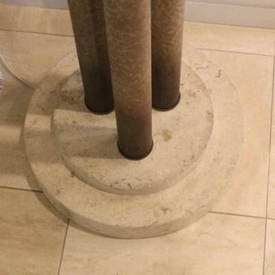 Lot 99 Standing Lion Head Floor Lamp (heavy)