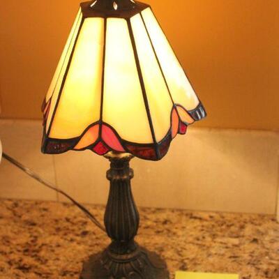 Lot 124 Mini Tiffany Style Lamp
