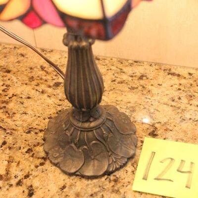 Lot 124 Mini Tiffany Style Lamp