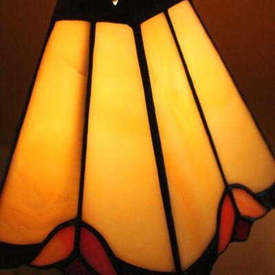 Lot 124 Mini Tiffany Style Lamp