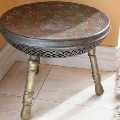 Lot 131 Unique Brass Plant Stand