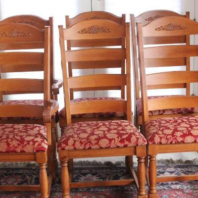 Lot 133 Set of 6 Dining Chairs