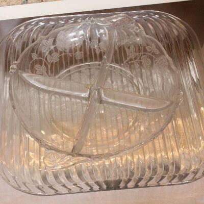 Lot 138 Glass Serving Platters & More