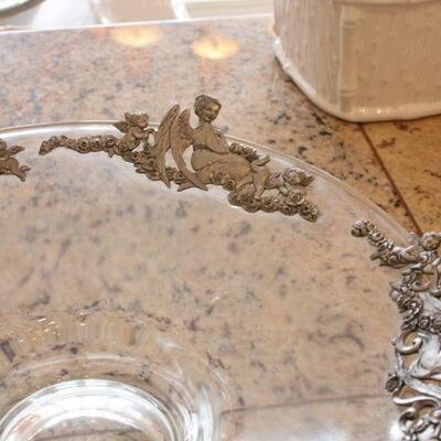 Lot 142 Pewter Like Serving Pieces