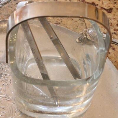 Lot 142 Pewter Like Serving Pieces