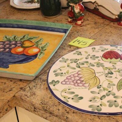 Lot 145 Two Ex. Large Serving Platters