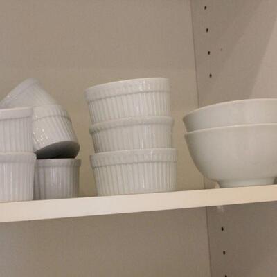 Lot 146 Misc. White Ceramic Kitchenware