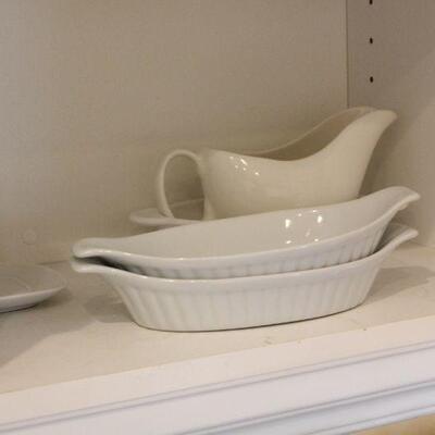 Lot 146 Misc. White Ceramic Kitchenware
