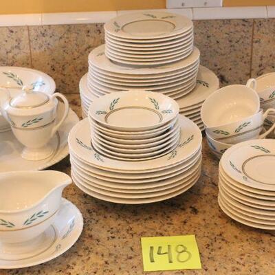 Lot 148 Coronation Hanover China 62pc Set