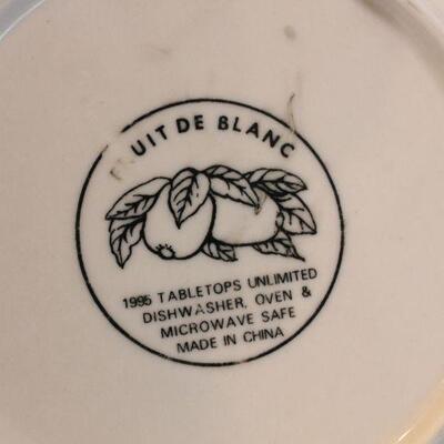 Lot 149 Fruit De Blanc China Set
