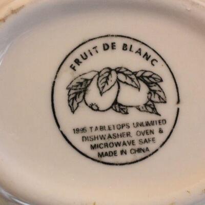 Lot 149 Fruit De Blanc China Set