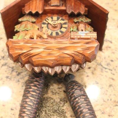 Lot 154 Germany Cuckoo Clock (needs repair, has all pieces)