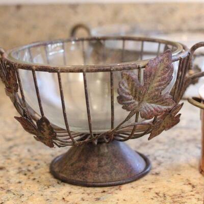 Lot 158 Grape Leaf Serving Pieces