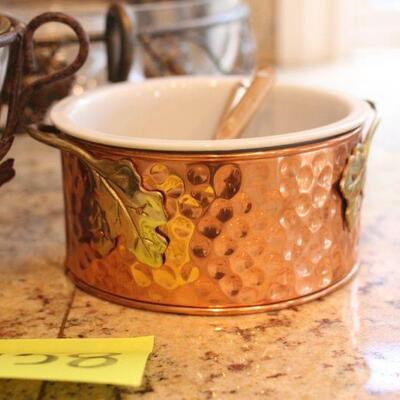 Lot 158 Grape Leaf Serving Pieces