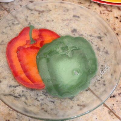 Lot 160 Colorful Ceramic Serving Pieces