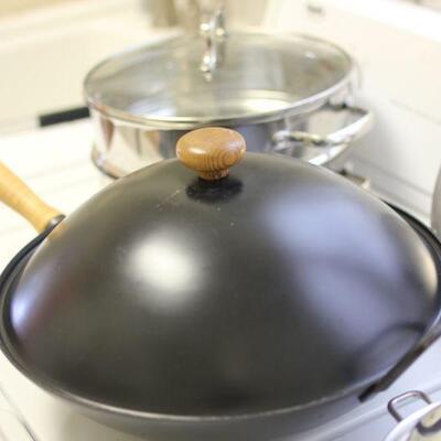 Lot 176 Misc. Pots, Pans and Wok