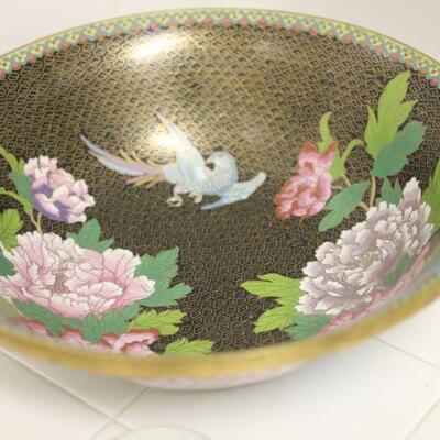 Lot 179 XL Heavy Brass Oriental Décor Bowl