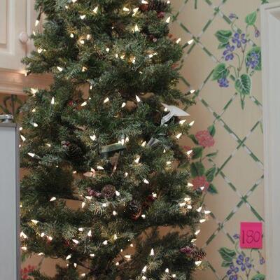 Lot 180 9' Lighted Christmas Tree