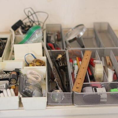 Lot 182 Misc. Office Drawer Contents