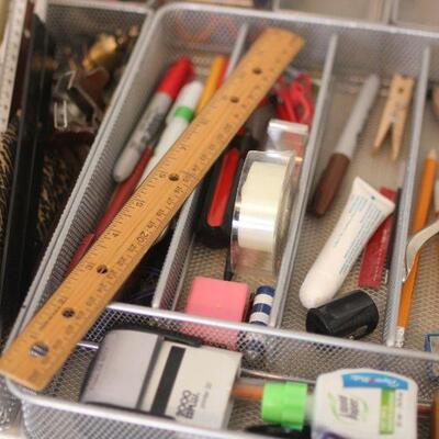 Lot 182 Misc. Office Drawer Contents