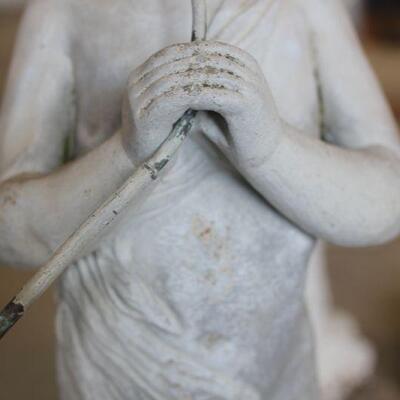 Lot 207 Lrg. Cement Boy Statue