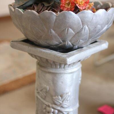 Lot 209 Pilar with Bowl of Faux Floral