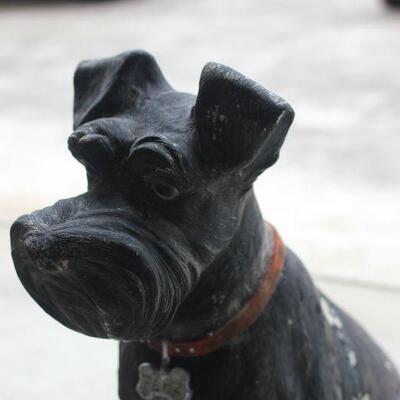 Lot 211 Cement Scotty Dog Statue (heavy) 1'6"T