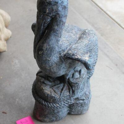 Lot 212 Cement Pelican Statue (heavy) 2'5"T