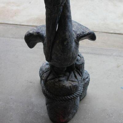 Lot 212 Cement Pelican Statue (heavy) 2'5"T