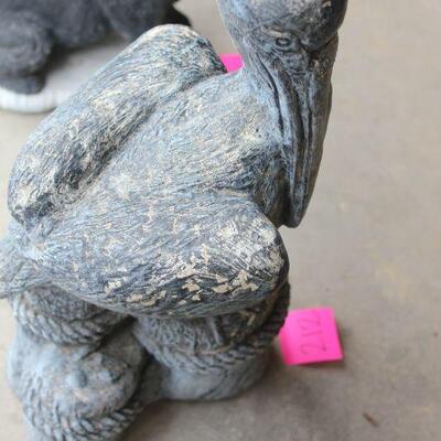 Lot 212 Cement Pelican Statue (heavy) 2'5"T