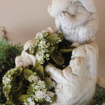 Lot 214 Bunny Fountain 3' T