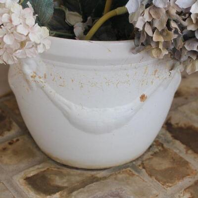 Lot 215 White Ceramic Pot