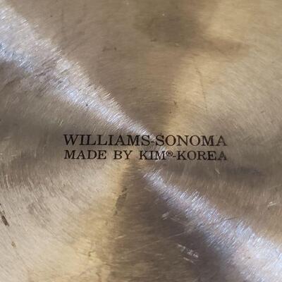 Lot 157:  William Sonoma Stock Pot with Pasta Strainer