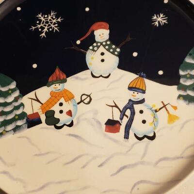 Lot 178: World Market Christmas Platter