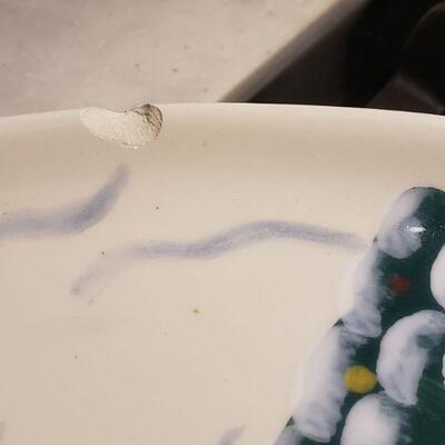 Lot 178: World Market Christmas Platter