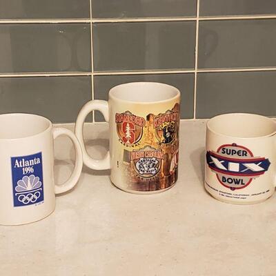 Lot 183: Collector's Coffee Cups (Super Bowl, Final Four, Olympics)