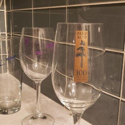 Lot 184: Palo Alto Festival of the Arts Collectors Glasses