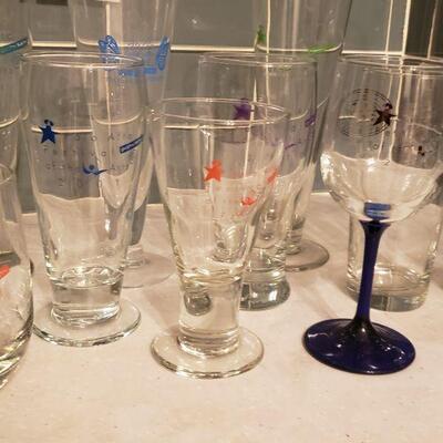 Lot 184: Palo Alto Festival of the Arts Collectors Glasses