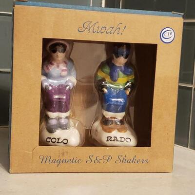 Lot 188: Colorado theme Salt & Pepper Shakers