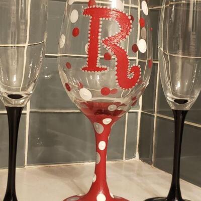 Lot 191: Colored Stemware lot