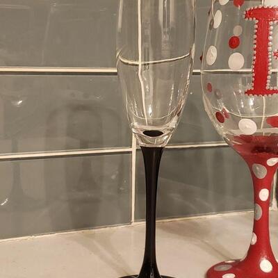 Lot 191: Colored Stemware lot