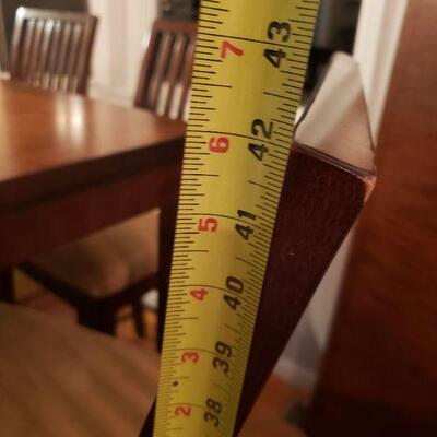 Lot 197:  Dining Table and 6 Chairs with Leaf