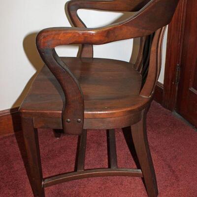 Solid Wood Bankers Chair