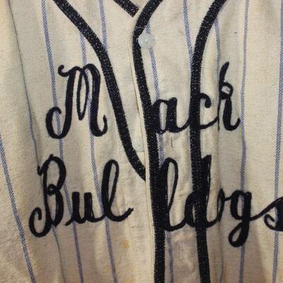 Vintage Mack Bulldogs Wool Baseball Shirt