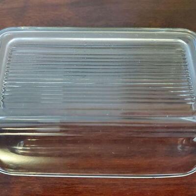 Clear Glass Cow Refrigerator dish