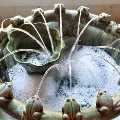 Lot #53  Fantastic Froggy Fountain for Patio or Garden - working condition