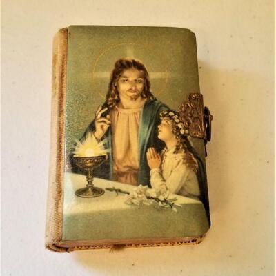 Lot #57  Antique Celluloid Key of Heaven Prayer book - 1925